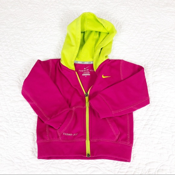 Nike Other - NIKE girls 2T hoodie jacket, full zip fleece lined